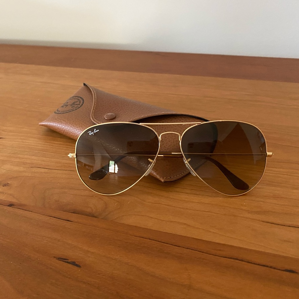Ray-Ban 62mm Aviator Gradient